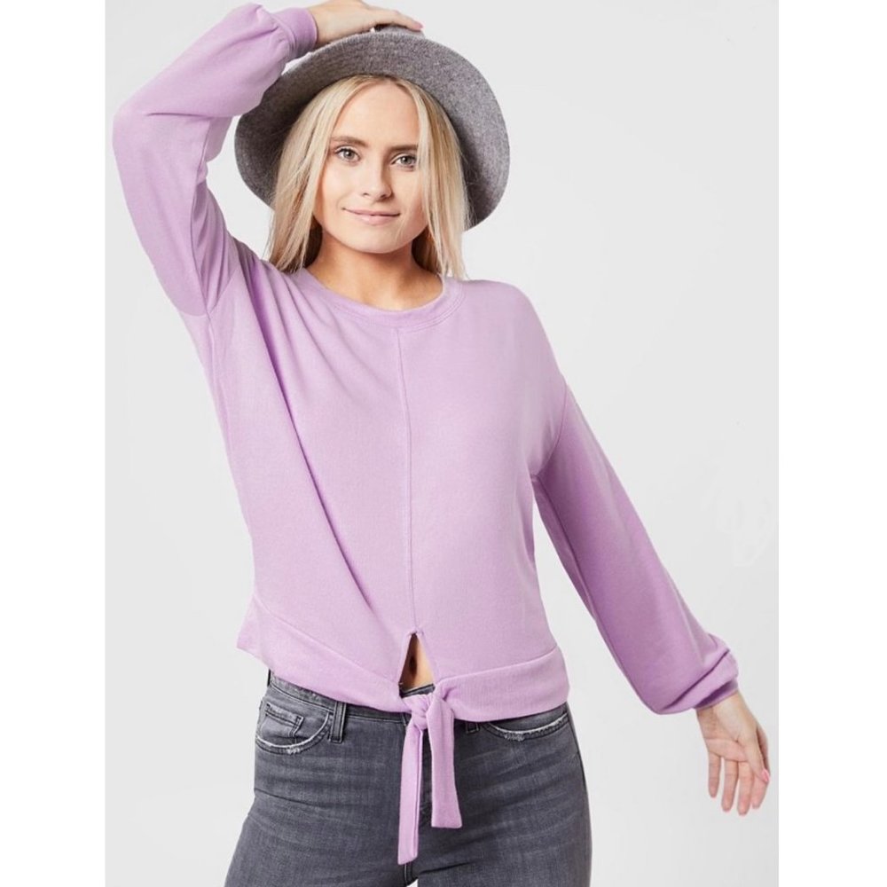 BILLABONG All Tied Up Purple Pullover